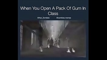 Don’t open a pack of gum in class